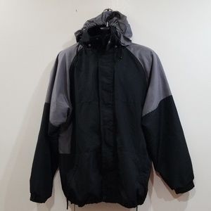 S&B quality apparel outfitters men's hooded jacket